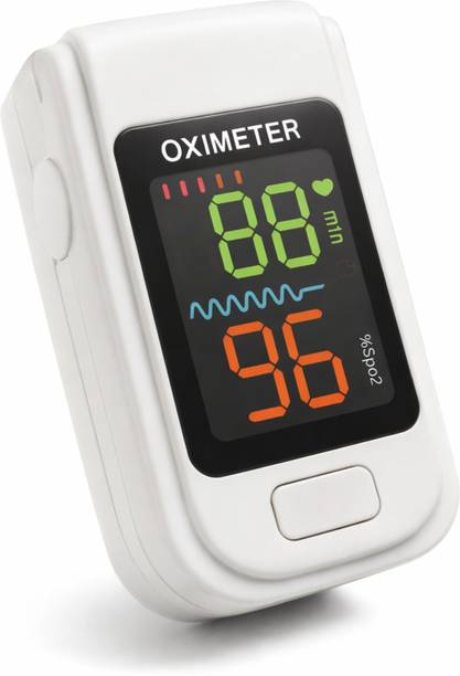 curecheck Premium White Fingertip Pulse Oximeter|Blood Oxygen Saturation Monitor Fingertip Pulse Oximeter