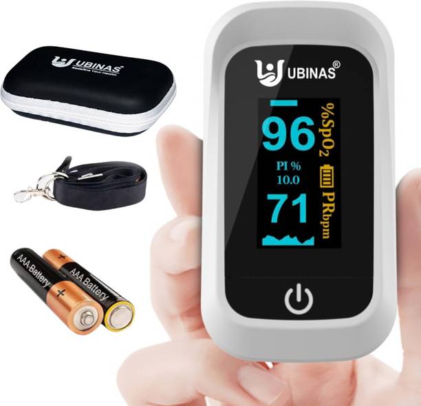 Ubinas Pulse Oximeter, Four Directional Display, 2 Year Warranty & Batteries, Pack of 1 Pulse Oximeter
