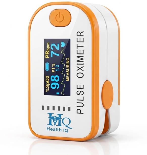 HealthIQ Pulse Oximeter | Fingertip with OLED Display | 12 Months Warranty | Pulse Oximeter