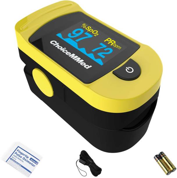 ChoiceMMed Pulse Oximeter MD300C20-NMR - Pack of 1 (yellow) Pulse Oximeter