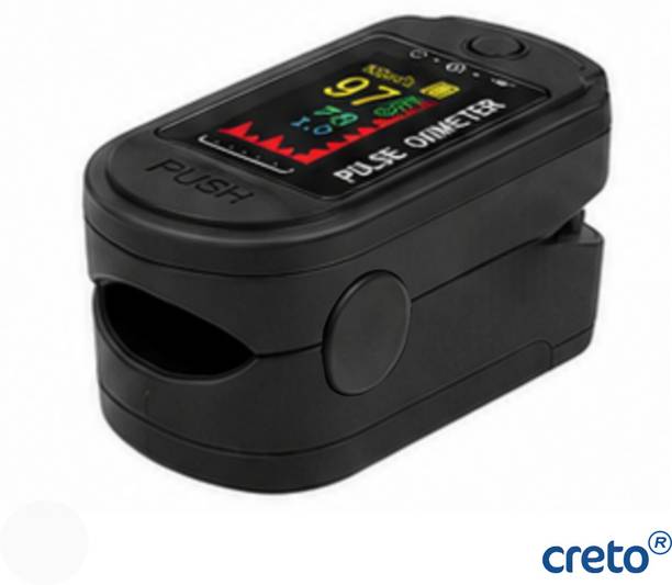 CRETO TFT Pulse Oximeter with Color Screen and AAA Battery Included Pulse Oximeter