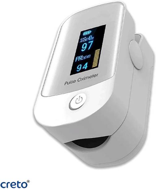 CRETO Pulse-Oximeter Fingertip LED Screen, Blood-Oxygen Saturation Pulse Oximeter