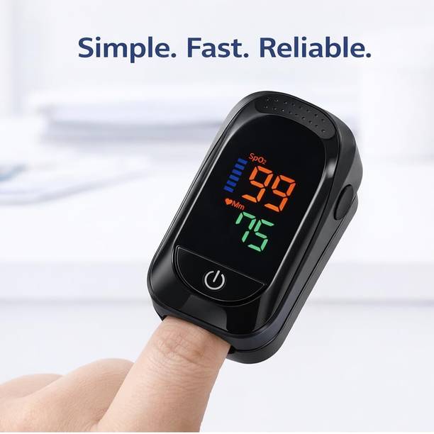 kiaan enterprises Fingertip Pulse Oximeter Oxygen Saturation Heart Rate Monitor(Bright Display) Pulse Oximeter