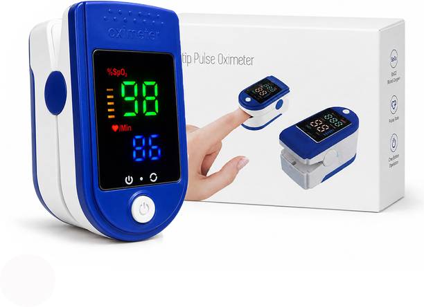CRETO LK87 Digital Fingertip SpO2 Monitor Pulse Oximeter with 4 Color LED Display Pulse Oximeter
