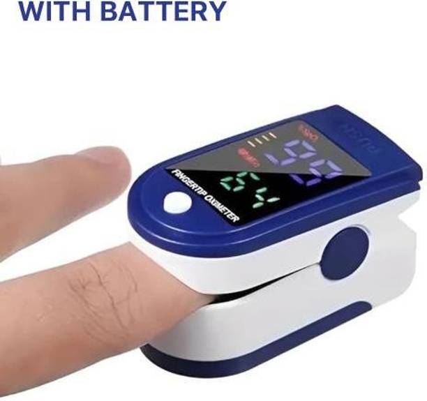CRETO LK87 Pulse Oximeter Machine Fingertip Design LED 4 Colour Screen Pulse Oximeter