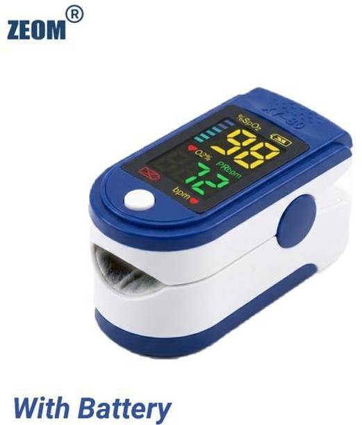 Zeom LK87 Fingertip Pulse Oximeter Oxygen Meter LED Display Pulse Oximeter