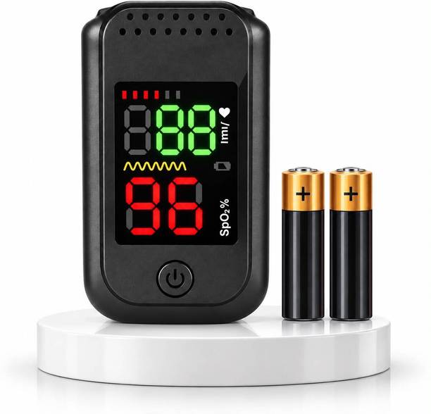 curecheck SpO2, Pulse Rate & Perfusion Index Monitor |Fast & Accurate |Easy One Touch Use Pulse Oximeter