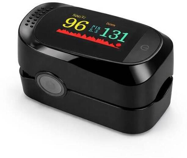 colorsole Trust-Series Black Premium Fingertip Oximeter | Health Monitor Pulse Oximeter