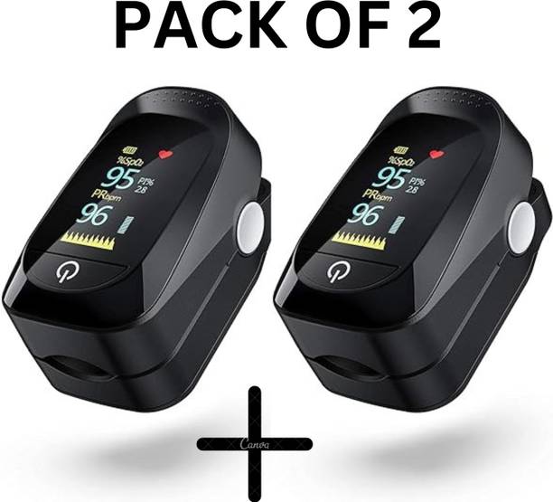 kiaan enterprises Oxygen Saturation Monitor, Heart Rate and SpO2 Level Oxygen Meter (Pack of 2) Pulse Oximeter
