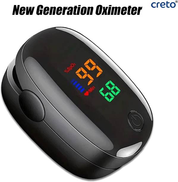 CRETO SMH-01 Pulse Oximeter Measure SpO2 and Pulse Rate Instantly Pulse Oximeter