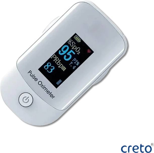 CRETO Digital Display Pulse Oximeter Fingertip LED Screen, Blood Oxygen Saturation Pulse Oximeter