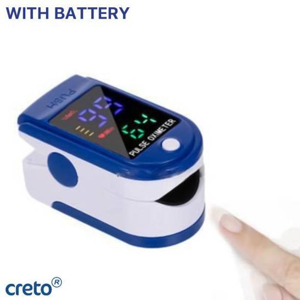 CRETO LK87 SpO2 Monitor Machine Digital Pulse Oximeter For Home Use Pulse Oximeter