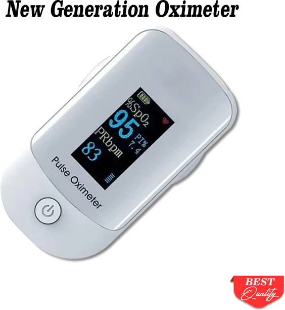 CRETO Digital Display Oximeter Fingertip, Blood Oxygen Saturation Monitor Pulse Oximeter