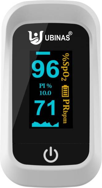 Ubinas Fingure Tip Pulse Oximeter White Color Pack of 1 Pulse Oximeter