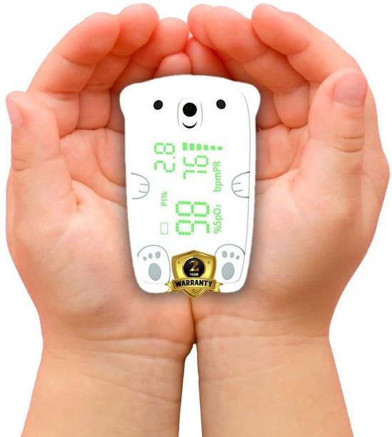 BPL Medical Technologies Smart Oxy Junior Fingertip Pulse Oximeter|High Accuracy|SPO2- White Pulse Oximeter
