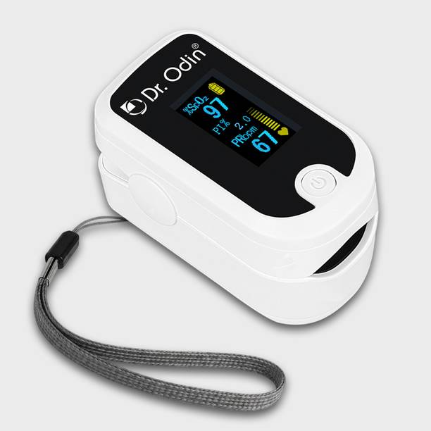 Dr. Odin Fingertip Pulse Oximeter with Pluse Sound OLED Display Alarm Alert Function & Low Battery Indicator Pulse Oximeter