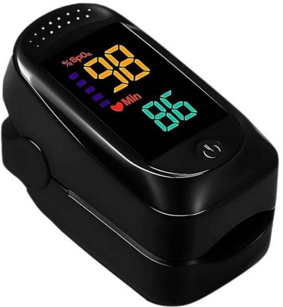 colorsole Black Premium Fingertip Pulse Oximeter | Minimalist SpO2 Pulse Oximeter