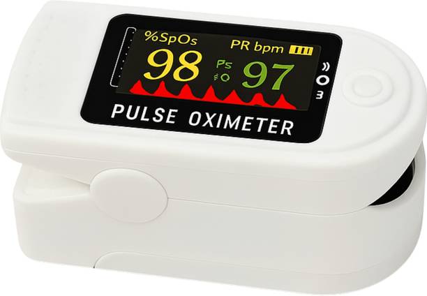 curecheck White 303 Fingertip Pulse Oximeter for adults kids|Blood Oxygen Saturation Pulse Oximeter