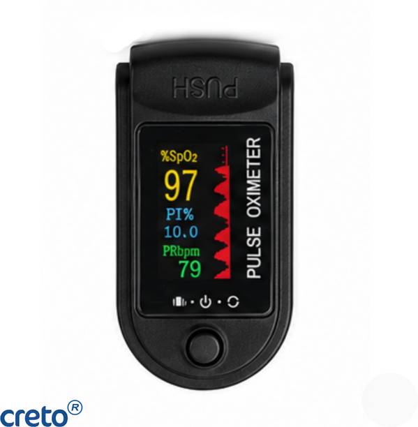 CRETO TFT Pulse Oximeter Portable Oxygen Saturation Monitoring Device Pulse Oximeter