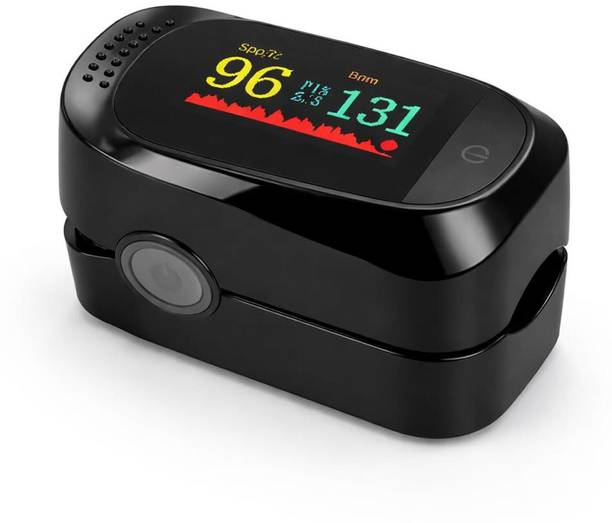 colorsole High-Performance Black Premium Fingertip Oximeter | SpO2 Level Pulse Oximeter