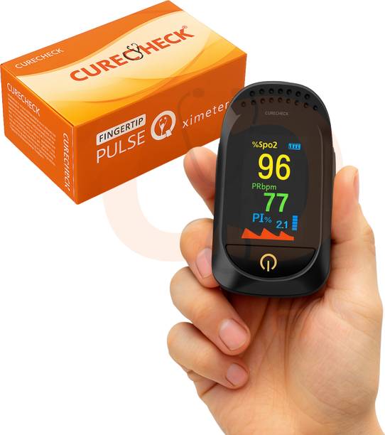 curecheck Black OLED Premium Pulse Oximeter