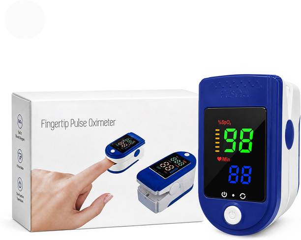 CRETO LK87 Fingertip Oximeter LED 4 Colour Screen for SpO2 Pulse Rate with Battery Pulse Oximeter