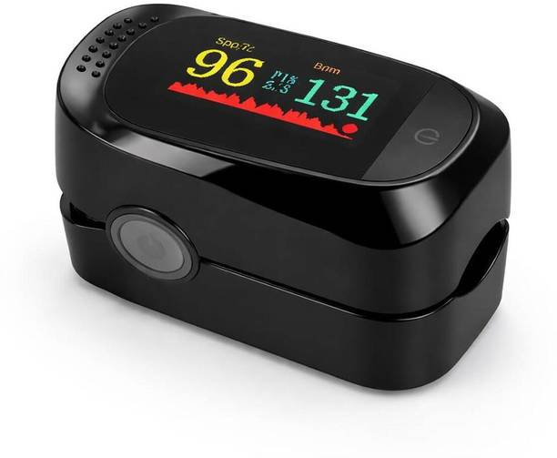 colorsole Guardian Black Premium Fingertip Pulse Oximeter | SpO2 Monitor Pulse Oximeter