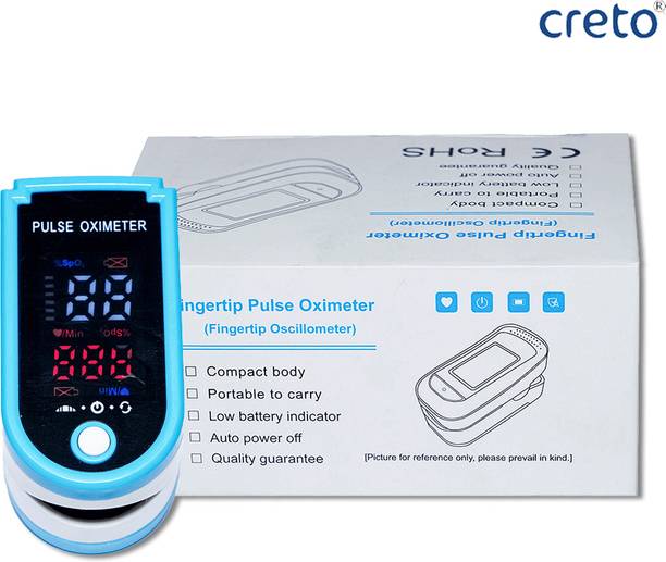 CRETO Oximeter with Oxygen Saturation Monitor, Heart Rate and SpO2 Levels Pulse Oximeter