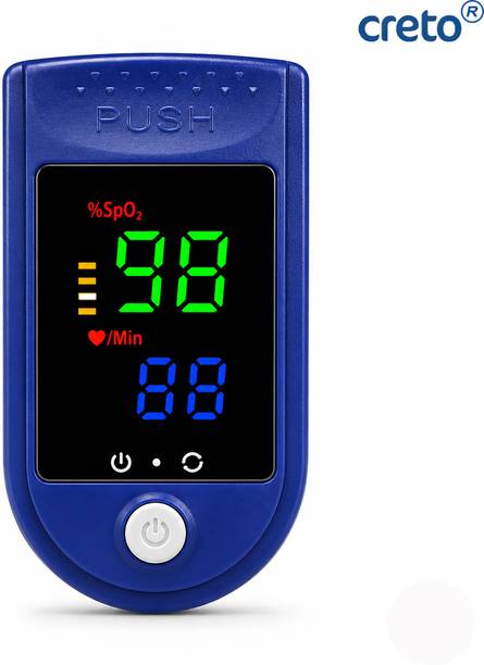 CRETO LK87 Fingertip Pulse Rate Monitor SpO2 Oximeter Digital LED Display Pulse Oximeter