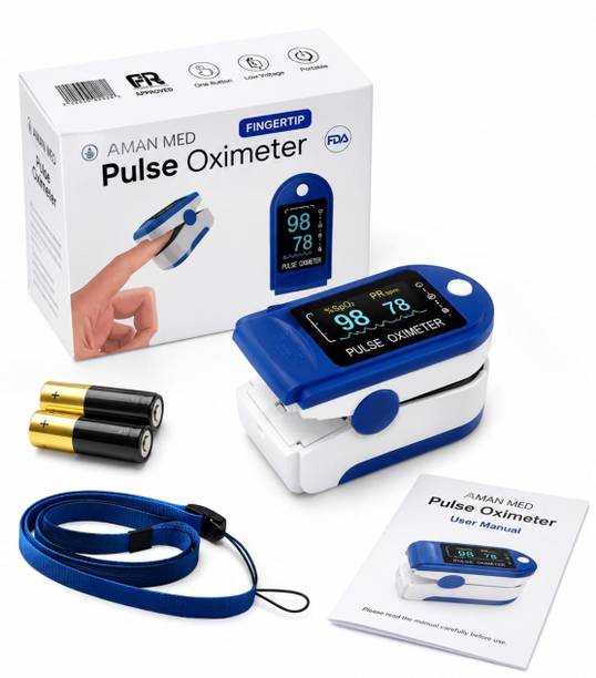 Aman Med Pulse Oximeter with Digital Thermometer007 Pulse Oximeter