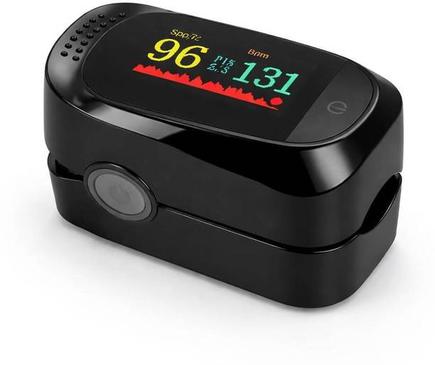 colorsole Fingertip Pulse Oximeter Black Premium - Blood Oxygen Saturation Pulse Oximeter