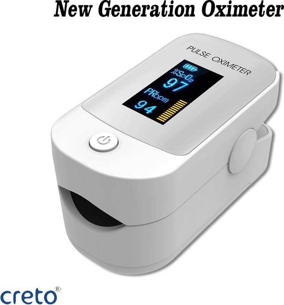 CRETO Fingertip Oximeter with Oxygen Saturation Monitor Pulse Oximeter