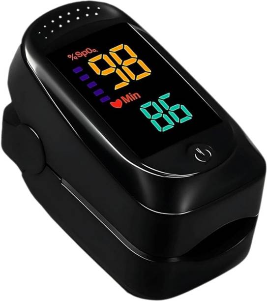 colorsole Wellness-Pro Black Premium Fingertip Pulse Oximeter | Oxygen Read Pulse Oximeter