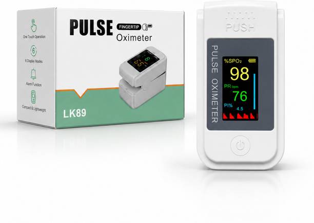 curecheck Accurate Fingertip Pulse Oximeter for SpO₂ & Pulse Rate with OLED Display Pulse Oximeter