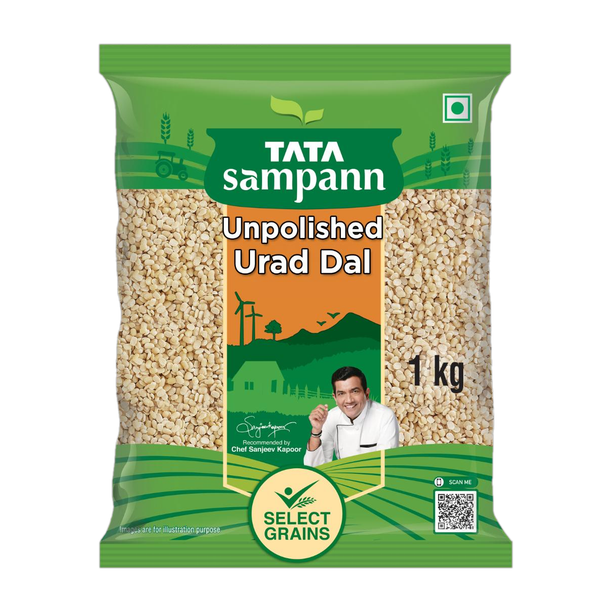 Tata Sampann Unpolished White Urad Dal (Split)