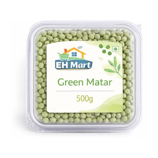 eh mart Unpolished Green Matar Dal (Whole)