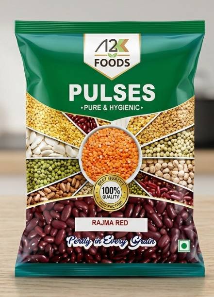 A2K FOODS Unpolished Rajma