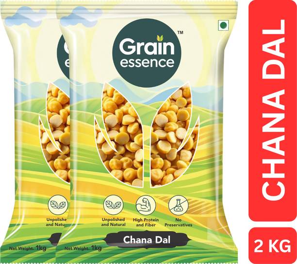 GRAIN ESSENCE Unpolished Yellow Chana Dal (Split)