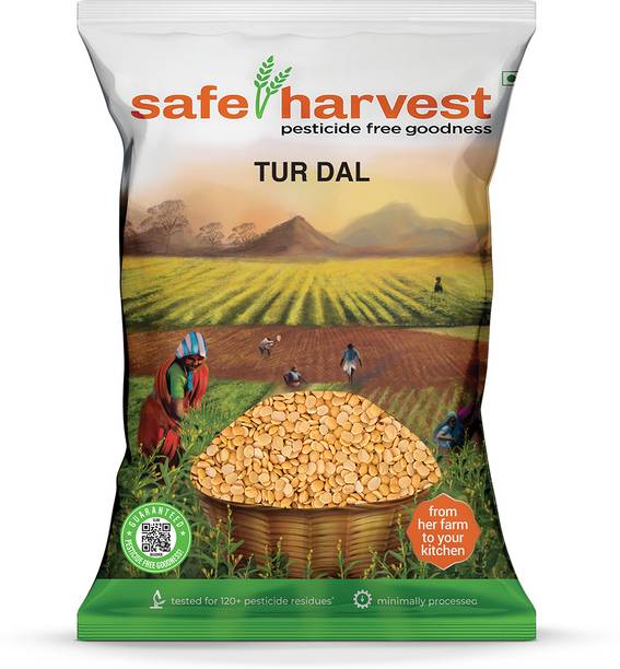 safe harvest Toor/Arhar Dal (Split) (Pesticide Free)