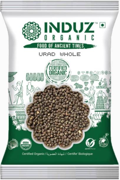INDUZ ORGANICS Organic Urad Dal (Whole)