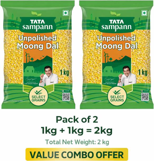 Tata Sampann Yellow Moong Dal (Split) (moong dal)