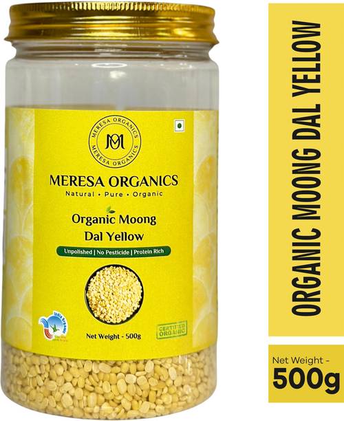 Meresa Organics Yellow Moong Dal (Split) (Jar)