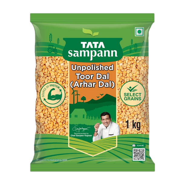 Tata Sampann Yellow Toor/Arhar Dal (Split)