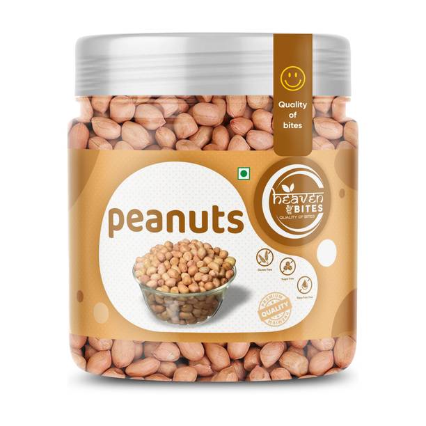 HEAVEN BITES Organic Unpolished Peanut