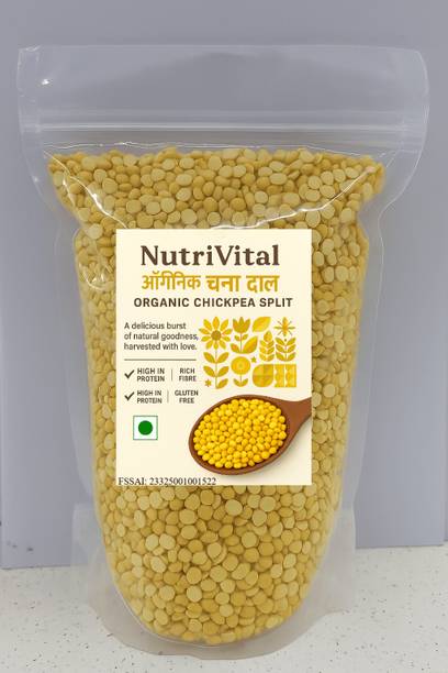 nutrivital Organic Yellow Chana Dal (Split) (Chana Dal)