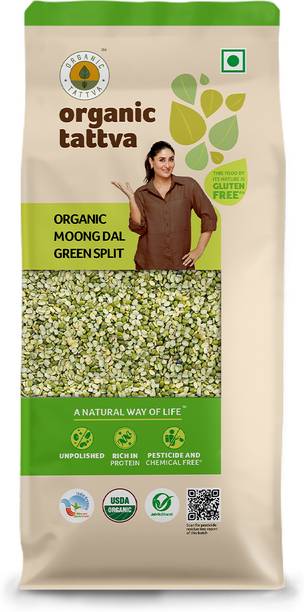 Organic Tattva Unpolished Green Moong Dal