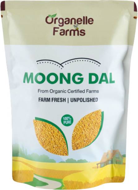 Organelle Farms Organic Moong Dal (Split)