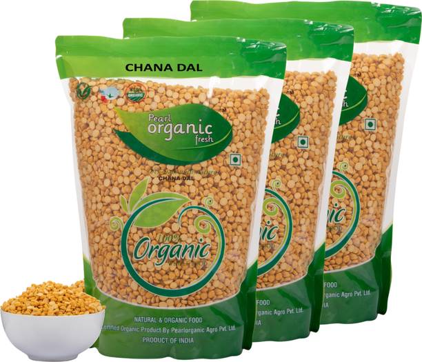 Pearl Organic Fresh Chana Dal (Split)