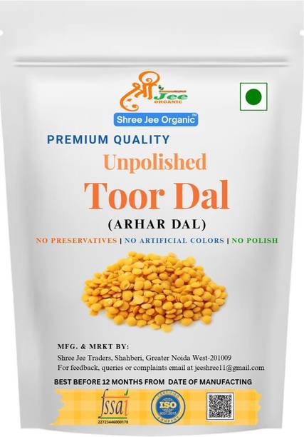 shree jee organic Organic Toor/Arhar Dal (Split)
