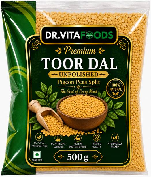 DR VITA FOODS Organic Yellow Toor/Arhar Dal